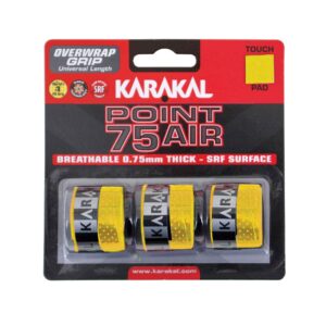 Karakal Point 75 Air Overwrap Grip - Pack of 3