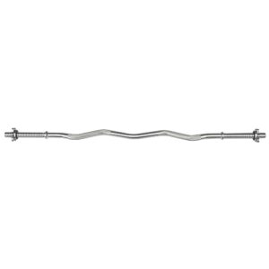 Viavito 4ft Standard EZ Curl Bar with Spinlock Collars