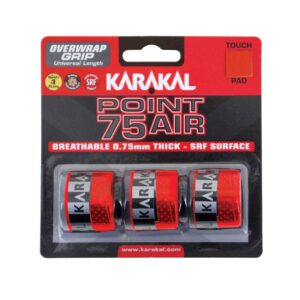 Karakal Point 75 Air Overwrap Grip - Pack of 3