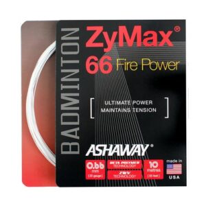 Ashaway Zymax 66 Fire Power Badminton String - 10m Set