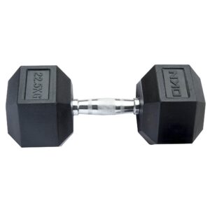 DKN Rubber Hex Dumbbells