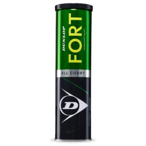 Dunlop Fort All Court Tournament Select Tennis Balls - Tube of 4