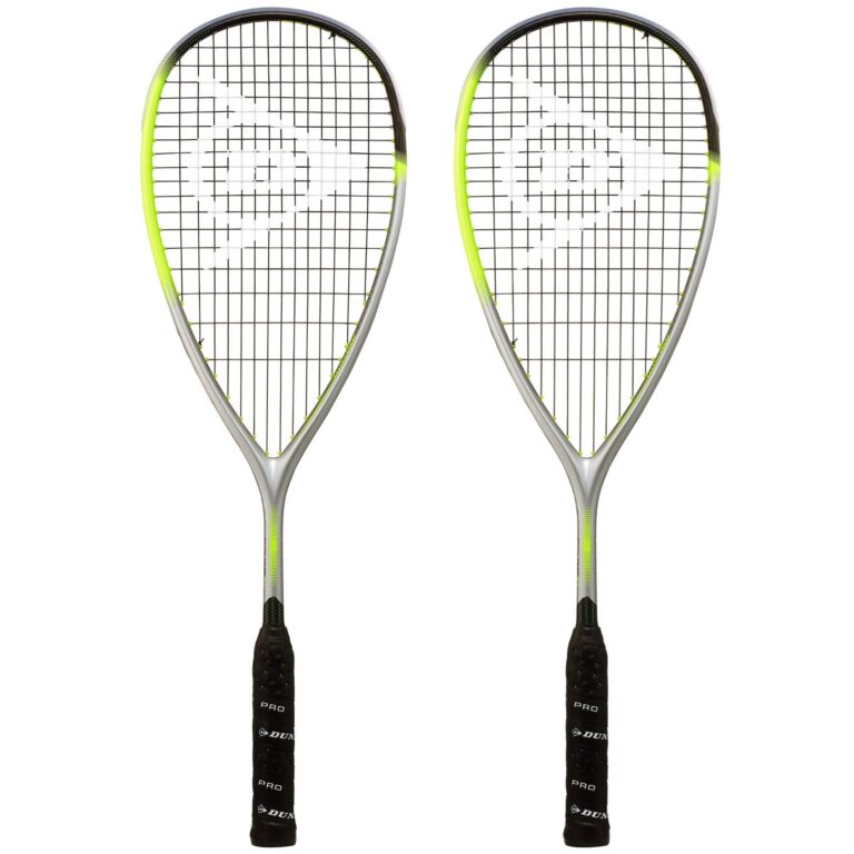 Dunlop Hyperfibre XT Revelation 125 Squash Racket Double Pack