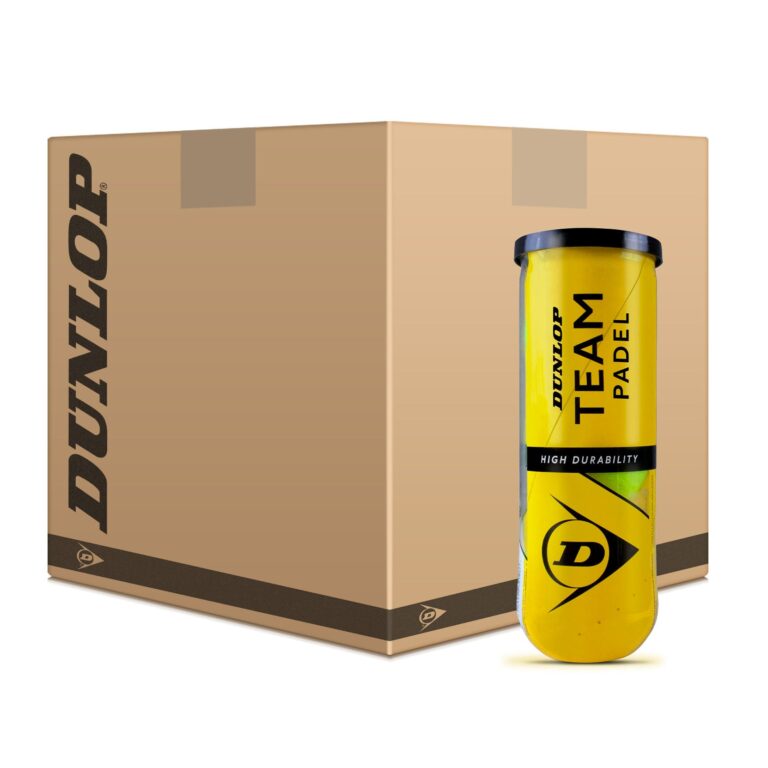 Dunlop Team Pressurised Padel Balls - 6 Dozen