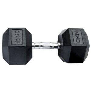 DKN Rubber Hex Dumbbells