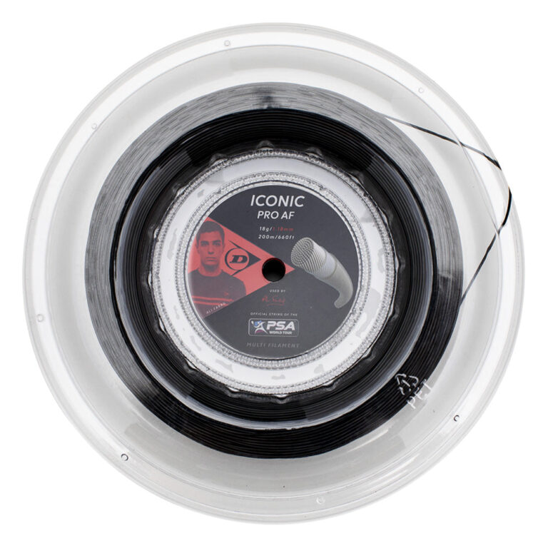Dunlop Iconic Pro AF 18G Squash String - 200m Reel