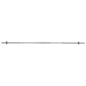 Viavito 5ft Standard Chrome Barbell Bar with Spinlock Collars