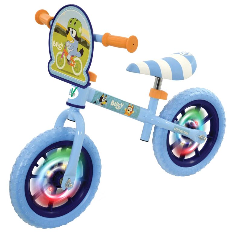 Bluey 12" Balance Bike with Light Up Wheels