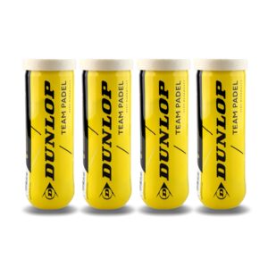 Dunlop Team Padel Balls - 1 Dozen