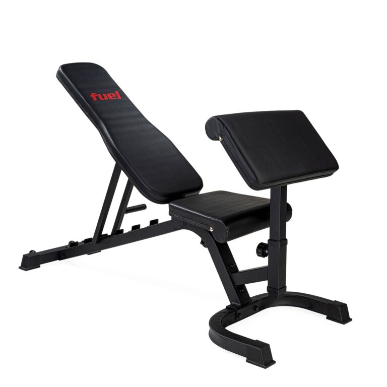 Fuel Fitness FID Weight Bench with Preacher Curl and Leg Developer