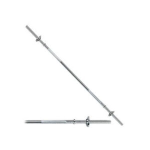 York 5’ Spindle Lock Solid Chrome Bar with Collars
