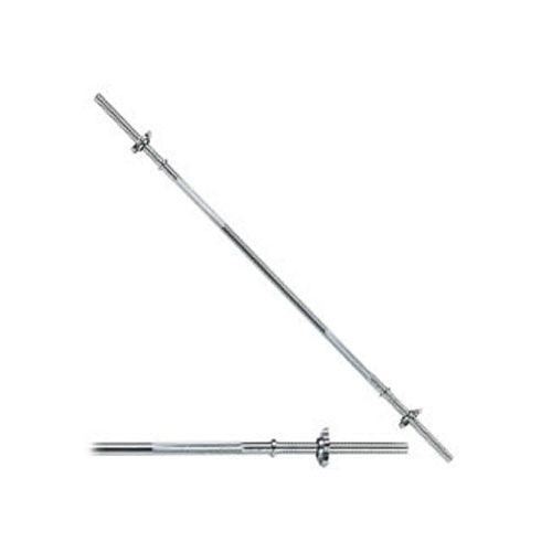 York 5’ Spindle Lock Solid Chrome Bar with Collars