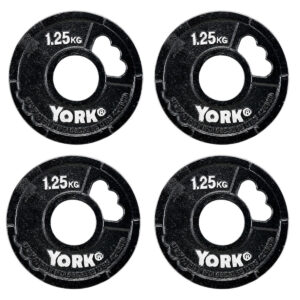 York 4 x 1.25kg G2 Cast Iron Olympic Weight Plates